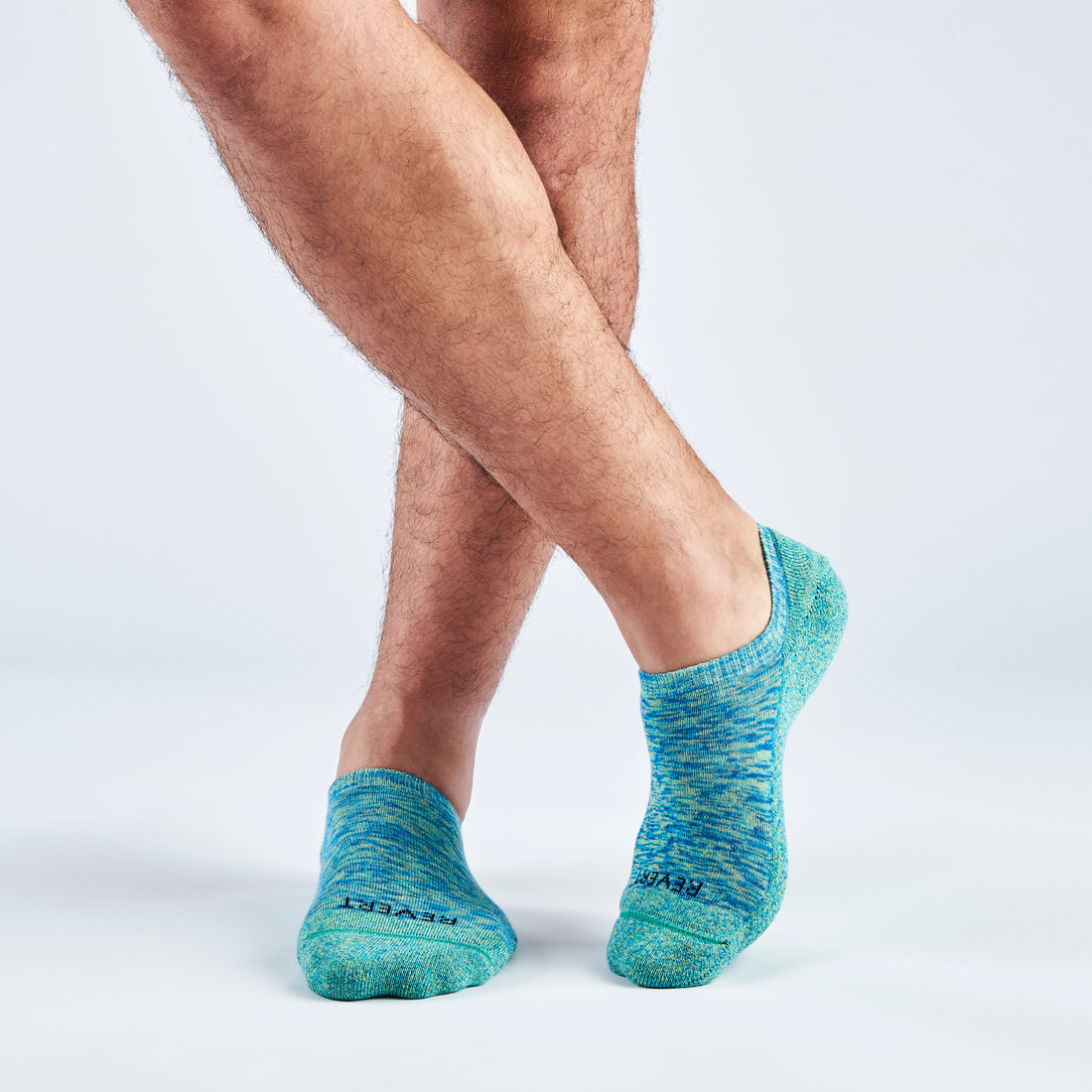 Men's Invisible Comfort: 6-Pack Mid-Weight No-Show Socks